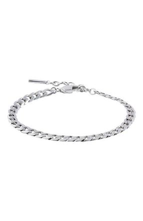 Alex and Ani Flat Curb Chain Bracelet in Silver at Nordstrom