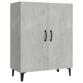 vidaXL Vidaxl - Aparador De Madera Contrachapada Gris Hormig&oacute;n 70x34x90 Cm