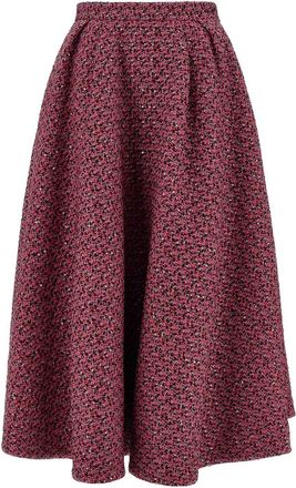 Alessandra Rich Tweed Skirt