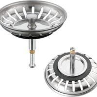 OEM Cesta Escurridora De Cocina Con Brocheta Ajustable - Colador Universal De Acero Inoxidable, 82 Mm - Crezuo