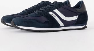 HUGO BOSS Mens BOSS Orange Levon Runn Nymi Mens Trainers - Dark Blue 401 - Navy - Size: 12