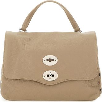 Zanellato Structured Pebbled Leather Handbag With Silver-Tone Hardware