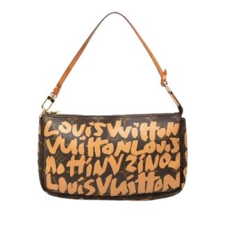 Louis Vuitton Pre-owned Pochette Accessoires - Dames - Pre-owned - Bruin - Maat: ONE Size Leer