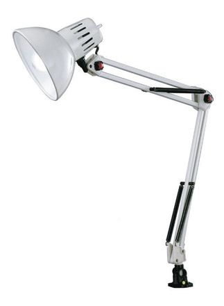 Trio Sobremesa 1xe27 Con Clip Blanco Tajo Trio Iluminaci&oacute;n