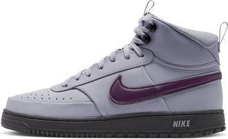 Nike Mens Court Vision Mid SE Winterized Shoes in Grey | IQ7345-001