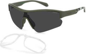 Polaroid PLD 7061/CI/S with RX Insert Polarized DLD/M9 Mens Sunglasses Green Size 99