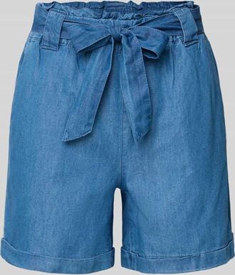 Only Loose Fit Jeansshorts aus Baumwoll-Lyocell-Mix Modell BEA SMILLA in Jeansblau, Größe XS