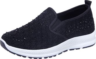 Generic Womens Walking Shoes Trainers for Women Easy Fasten Slip On Trainers with Hook and Loop Strap Ideal for Seniors or Those with Limited Hand Woman Runni