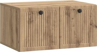 vidaXL Mueble Para Tv De Pared 59,5 X 41 X 30 Cm Roble Artisan Vidaxl