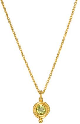 Ottoman Hands Birthstone Pendant Necklace in August at Nordstrom