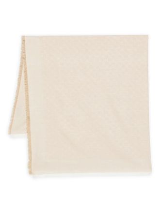 Gucci fringed scarf - Neutrals