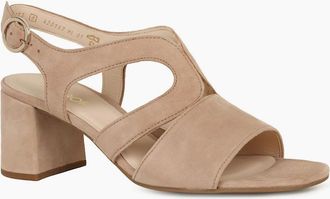 Gabor Womens Adventure Womens Heeled Sandal - Tan - Size: 3.5