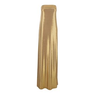 Norma Kamali Dames, Jurken, Grijs, Maat: XS Zijde