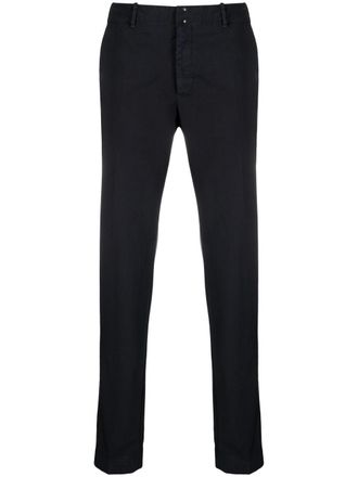 Incotex slim-cut tailored trousers - men - Polyester/Cotton/Virgin Wool - 56 - Blue