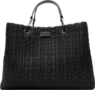 Emporio Armani Black MyEA Medium Tote