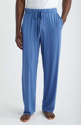 Nordstrom Moonlight Eco Stretch Modal Pajama Pants in Blue Bijou at Nordstrom, Size X-Large