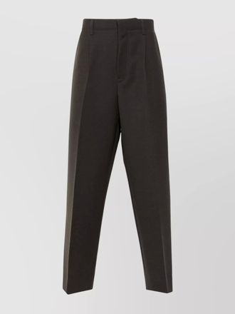 Ermenegildo Zegna wool trousers with back pockets and belt loops