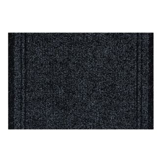RugsX Rugsx - Felpudo M&aacute;laga Antracita 80 Cm Grey 80x280 Cm