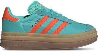 adidas Womens Originals Gazelle Bold - Shoes Mint Rush/Impact Orange/Mint Rush Size 08.0