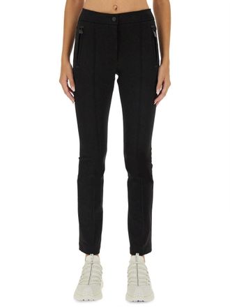 Moncler Slim Fit Logo Trousers - Black