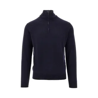 The Pull Merino wool half-zip sweater Man 48