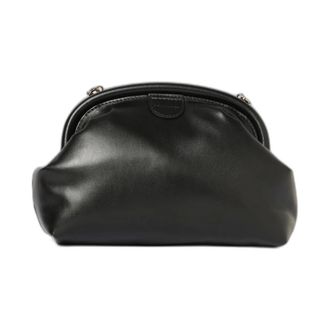 Stella McCartney Falabella Padded Soft Clutch - Dames - Tassen - Zwart - Maat: ONE Size Leer