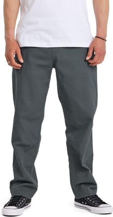 Quiksilver Stretch Canvas Beach Pants in Iron Gate at Nordstrom, Size X-Large