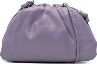 Bottega Veneta Pre-owned Womens The Pouch Clutch Leather - Purple - One Size