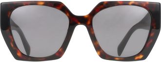 Prada PR 15WS 24B40L Womens Sunglasses Tortoiseshell Size 54