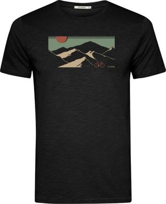 Greenbomb Mountain Tour Spice T-Shirt f&uuml;r Herren | schwarz