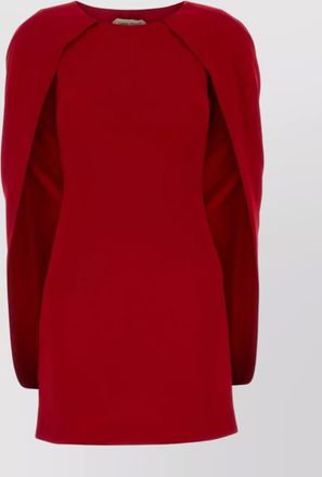 Alberta Ferretti mini dress with cape and draped back