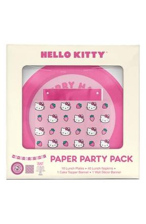 Studio Oh! x Hello Kitty Paper Tableware Party Set in Strawberry Lemonade at Nordstrom Rack