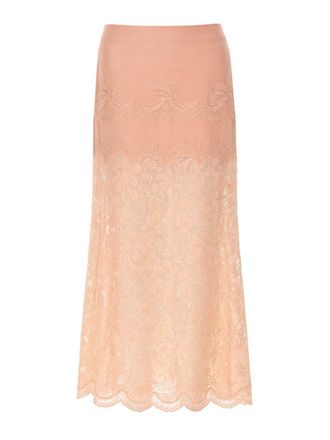 Paco Rabanne Lace Midi Skirt