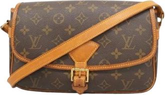 Louis Vuitton Pre-owned Cross Body Bags, female, Brown, Size: ONE SIZE Pre-owned Vintage Canvas Shoulder Bag