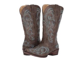 Roper Riley Womens Dress Shoes Brown Faux Leather 1 : 10.5 M, Synthetic