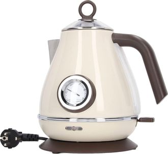 OEM Hervidor El&eacute;ctrico De Acero Inoxidable Pintado Retro De 1,7 L Con Base Giratoria De 360 Grados, Apagado Autom&aacute;tico Y Protecci&oacute;n Contra Ebullici&oacute;n En S
