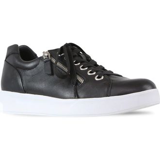 Munro Tilly Sneaker in Black Tumbled at Nordstrom, Size 8.5