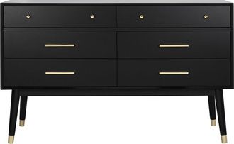 Safavieh Couture Zack 6 Drawer Wood Dresser
