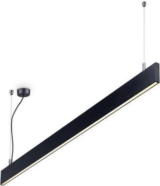 Ideal Lux Ideal Lux Linus - L&aacute;mpara Colgante De Techo Lineal Interior Led Integrada 1 Luz Blanca 3000k