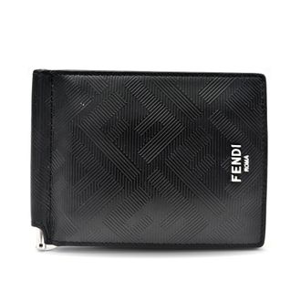 Fendi Black Leather Money Clip (Pre-Owned)