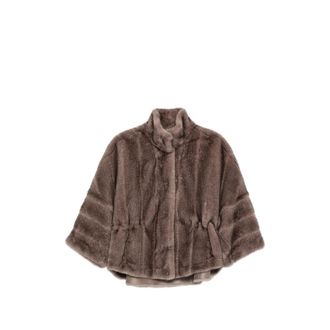 VALENTINI 1972 High-neck Drawstring-waist Jacket