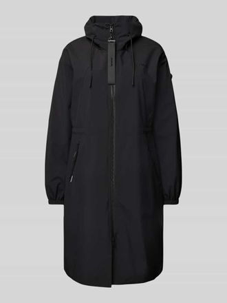 Khujo Parkamantel mit Rei&szlig;verschlusstaschen Modell ERTHE in Black, Gr&ouml;&szlig;e XS