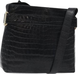 Ferragamo Pre-owned Cross Body Bags, female, Black, Size: ONE SIZE Pre-owned Shoulder Bag