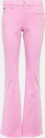 AG - Adriano Goldschmied Sophie cotton-blend bootcut pants