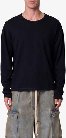 mnml Slouchy Long Sleeve Pocket T-Shirt in Black at Nordstrom, Size Xx-Large