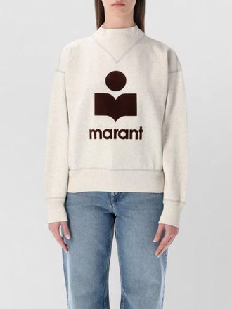 Isabel Marant cotton relaxed-fit logo-print sweatshirt