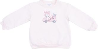 Angel Dear Kids Oversize French Terry Sweatshirt in Pink at Nordstrom, Size 12-18M