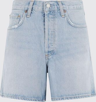 A Gold E Shorts AGOLDE Woman color Blue