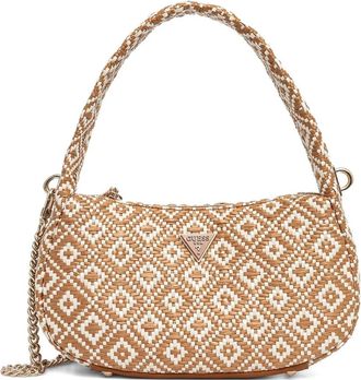 Guess Co Borsa a spalla intrecciata - Toni neutri