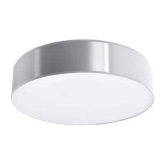Sollux Lighting L&aacute;mpara de techo gris cloruro de polivinilo alt. 11 cm